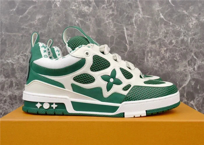 LOUIS VUITTON SKATE SNEAKER VERT BLANC