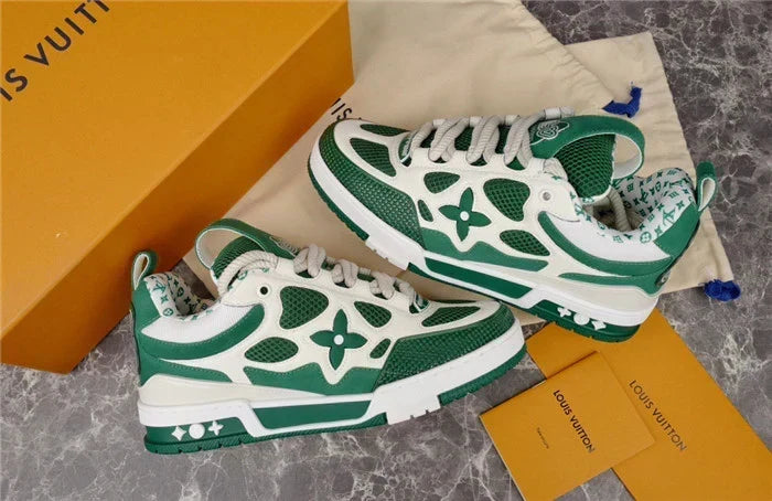 LOUIS VUITTON SKATE SNEAKER VERT BLANC