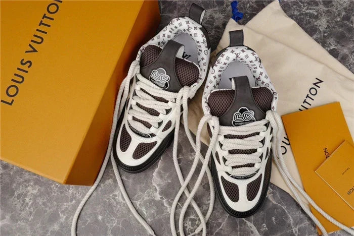 LOUIS VUITTON SKATE SNEAKER MARRON BEIGE